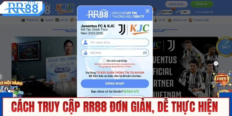 Các bước vào RR88 đơn giản, dễ thực hiện 