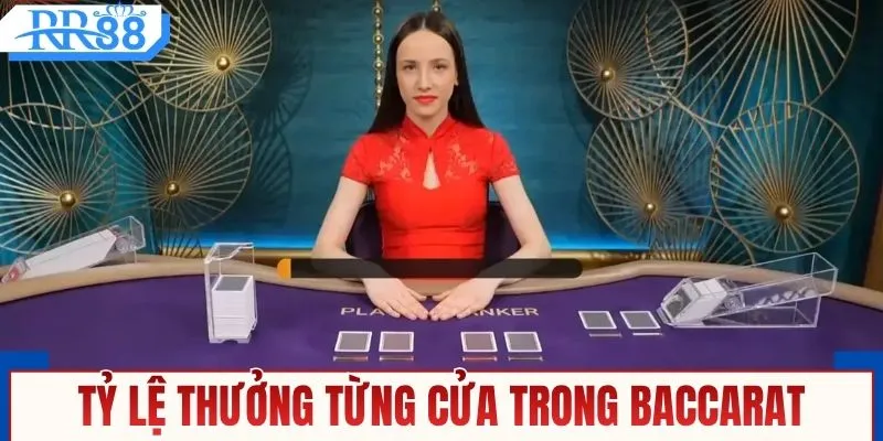 Tỷ lệ thưởng từng cửa trong baccarat